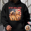 Custom Photo Best Dog Dad, Dog Mom Dark Shirt TH10 898705