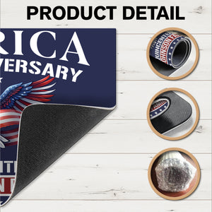 Personalized Family Name America 250th Anniversary Doormat CH07 910276