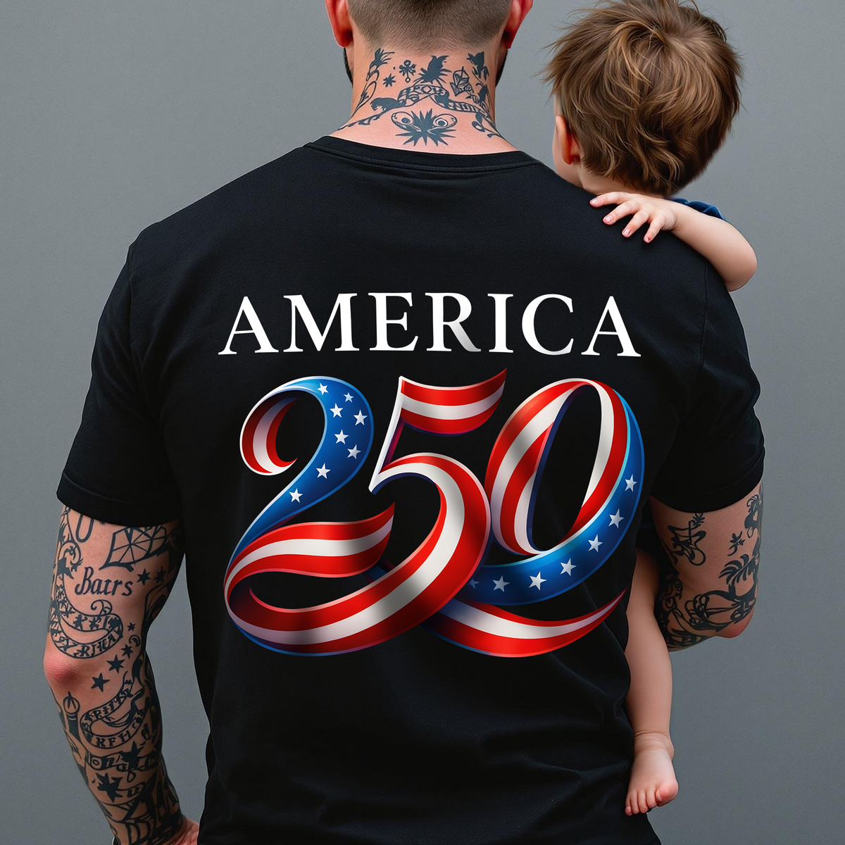 America 250th Anniversary Back Shirt Proud of American Dark Shirt CH07 911064