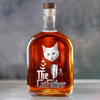 Custom Photo The Catfather Gentlemen Cat Whiskey Bottle Cat Lovers Gift HO82 894050