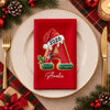 Personalized Gingerbread Letter Family Reusable Napkin HO82 903720