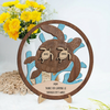 Personalized Mom Thanks For Carrying Us Though Life's Waves 2-Layered Wooden Plaque TH10 169091