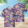 Custom Photo Funny Face Dog Family Hawaii Shirt Summer Gift HA75 892252