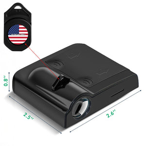 Custom National Flags With Family Name Welcome Car Door Projector Light HO82 894350