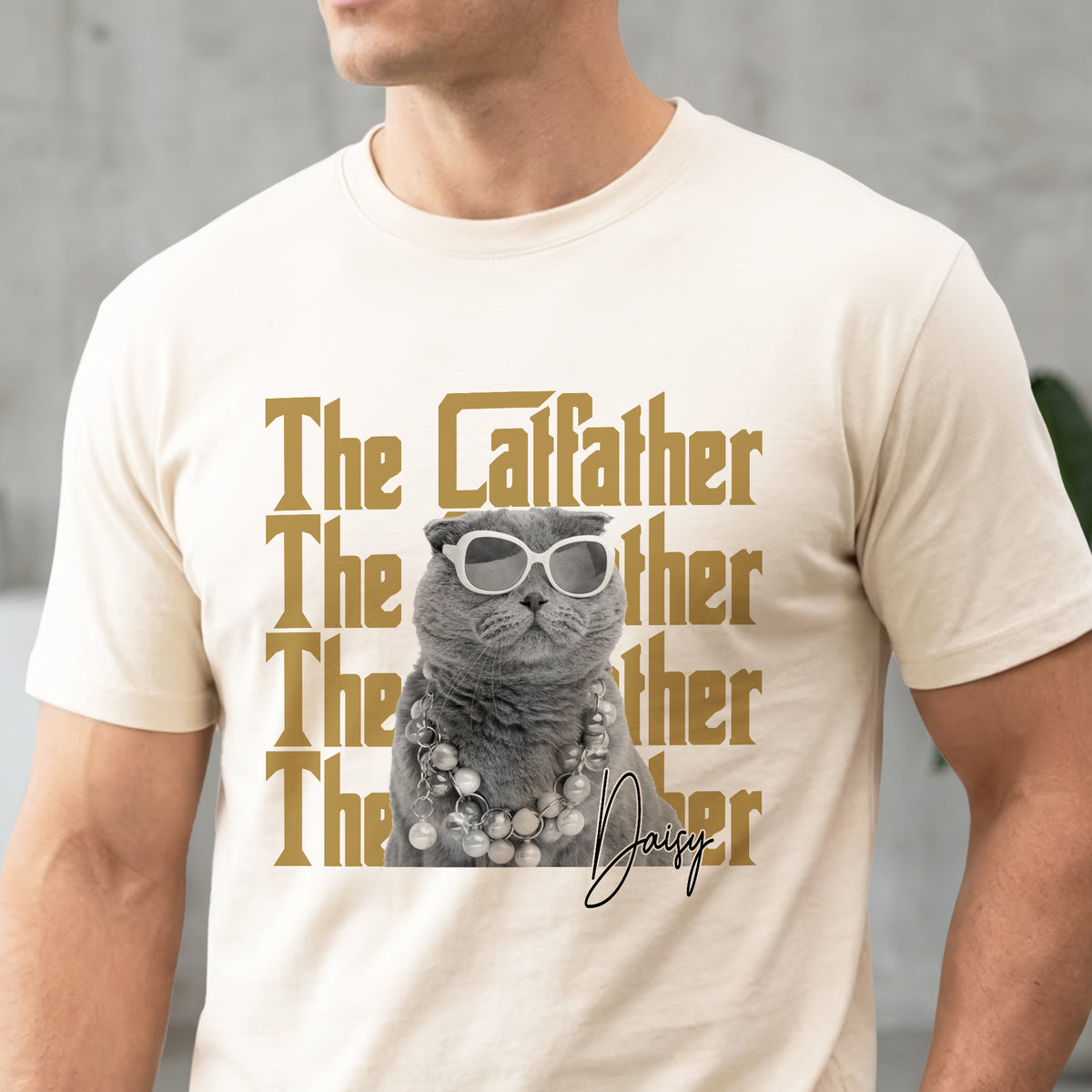 Personalized Vintage Photo The Catfather Comfort Shirt For Cat Lovers HA75 921570