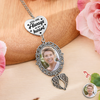 Custom Photo You Are Always In My Heart Memorial Personalized Graduation Tassel Heart & Angel Wing Charm HA75 920826