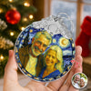 Custom Photo Personalized Anniversary Christmas Metal Top Glass Ornament TH10 894743