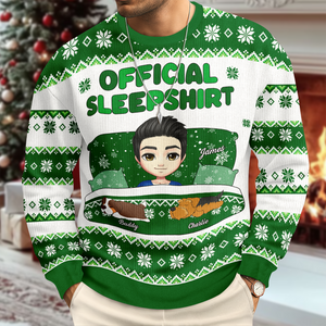 Official Sleepshirt Funny Family Ugly Sweater Personalized Gift For Dog Lovers HO82 900182