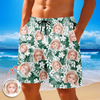Custom Face Photo Tropical Aloha Summer Beach Short LM32 669555