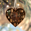 Personalized Bookshelf 2 Layer Wooden Ornament Book Lover Gift HA75 897490