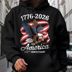 America 250Th Anniversary 1776-2026 Eagle Us Flag Dark Shirt HA75 898830