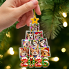Custom Photo Dog With Christmas Tree Acrylic Ornament HO82 904154