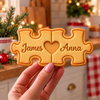 Personalized Couple Puzzle Shaped Cookie Stamp for Loved Ones HO82 904192