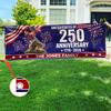 Personalized Family Name 1776-2026 250th Anniversary USA Patriotic Banner HA75 920728