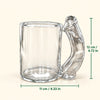 Personalized Middle Finger Naughty Glass Mug Gift For Him Her LM32 670223