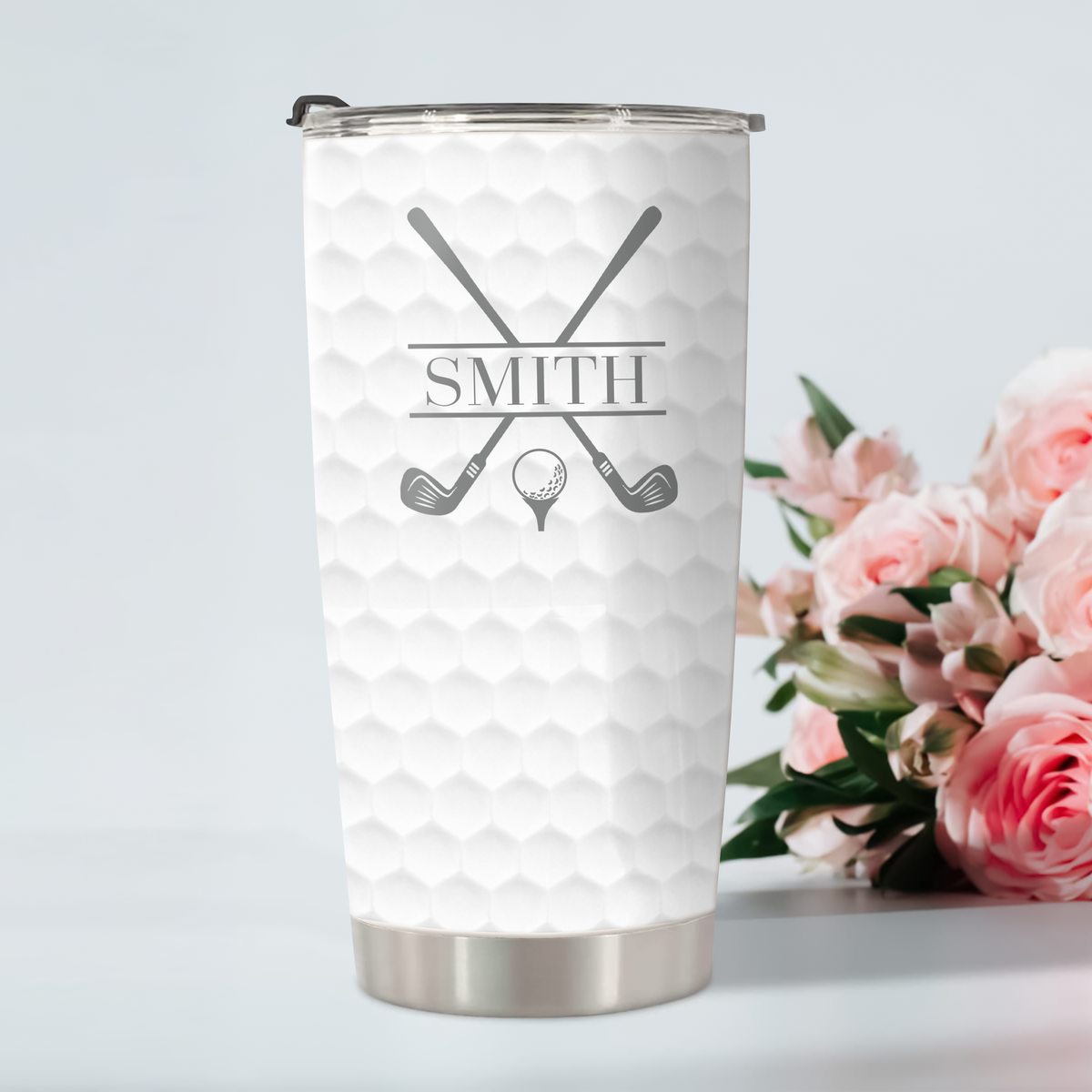 Custom Name Fat 3D Inflated Effect Tumbler For Golfer TH10 898101
