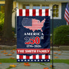 USA 250th Birthday Anniversary America Garden Flag Patriotic Decor CH07 910044