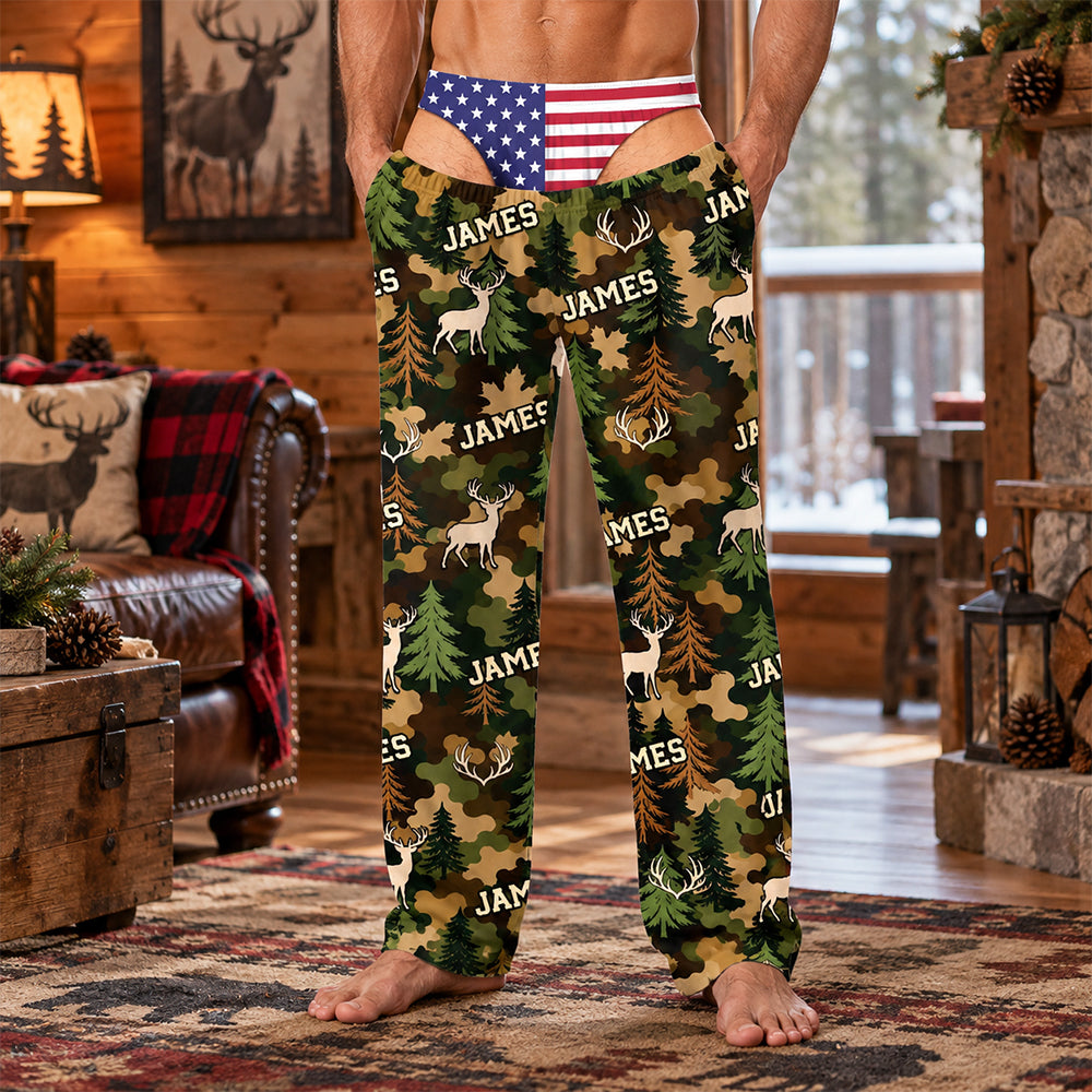 Personalized Name Deer Hunting Sweatpants Gifts For Deer Hunters, Deer Hunting Lovers HA75 919584
