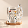 Personalized Nice Cocks Naughty Glass Mug Valentine's Day Funny Gift for Men Husband Boyfriend CH07 180672