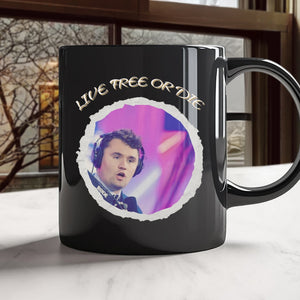 Charlie Kirk - Live Free Or Die Black Mug HO82 65794