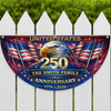 Personalized U.S 250th Anniversary with Family Name Non-Pleated Fan Flag CH07 911098