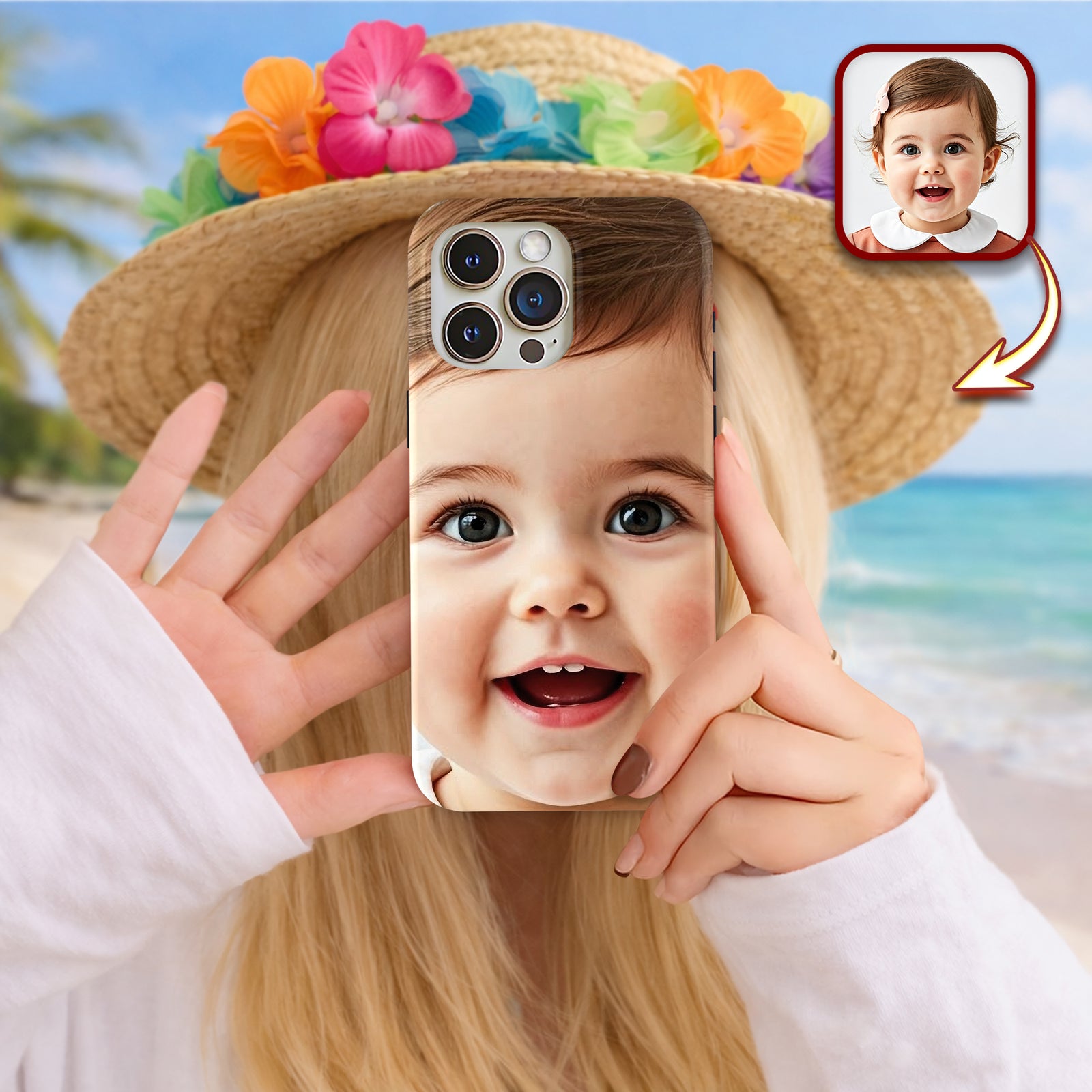 Custom Funny Photo Phone Case Family Gift HA75 920234