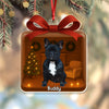 Custom Dog Photo Paws Is A Gift 3D Effect Acrylic Ornament Christmas Gift LM32 895925
