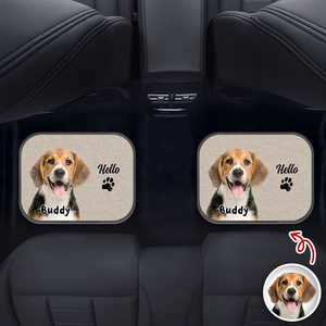 Custom Dog Photo Anti-Slip Car Floor Mat For Dog Lovers HO82 894446