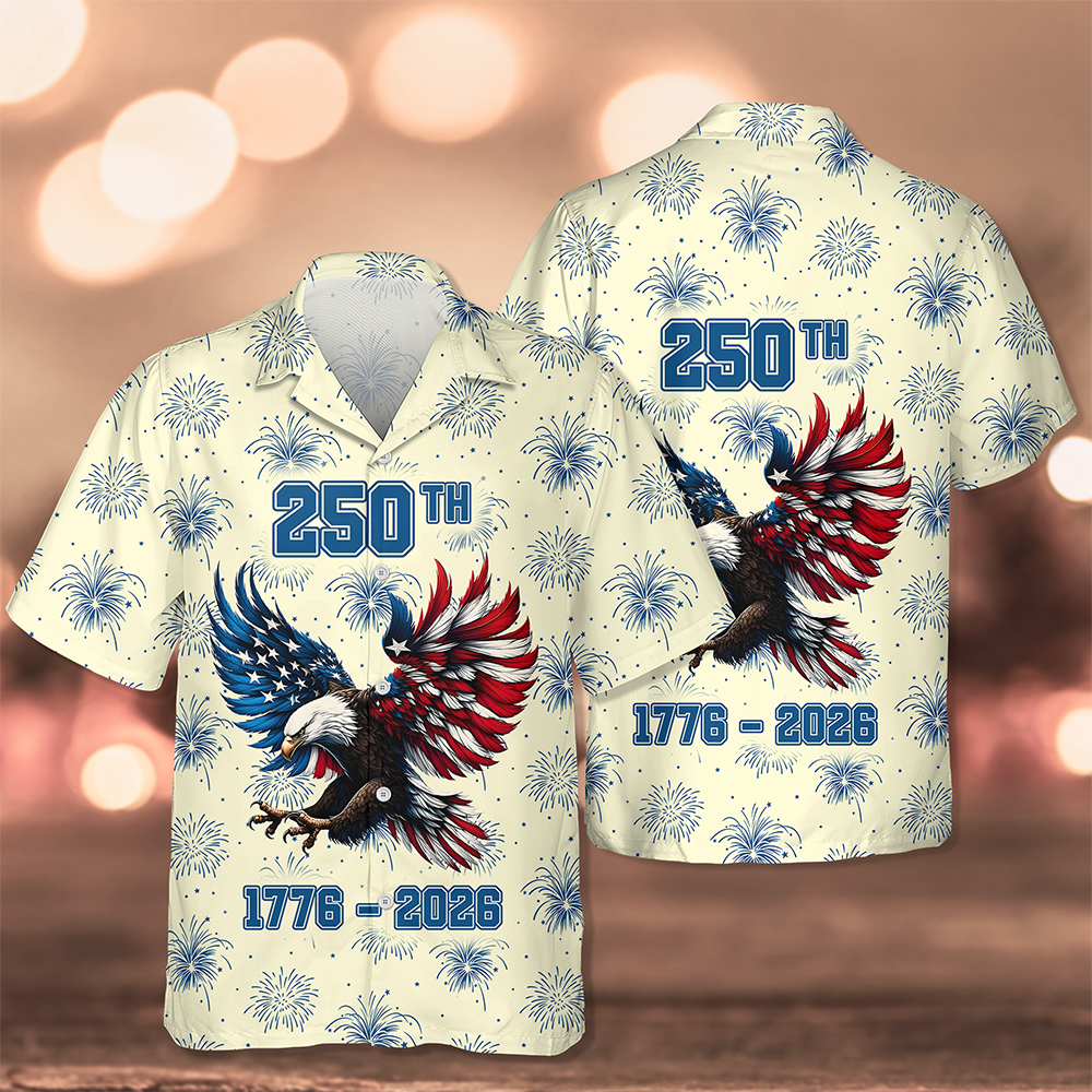 America 1776 - 2026 250 Years Eagle Hawaii Shirt TH10 169637