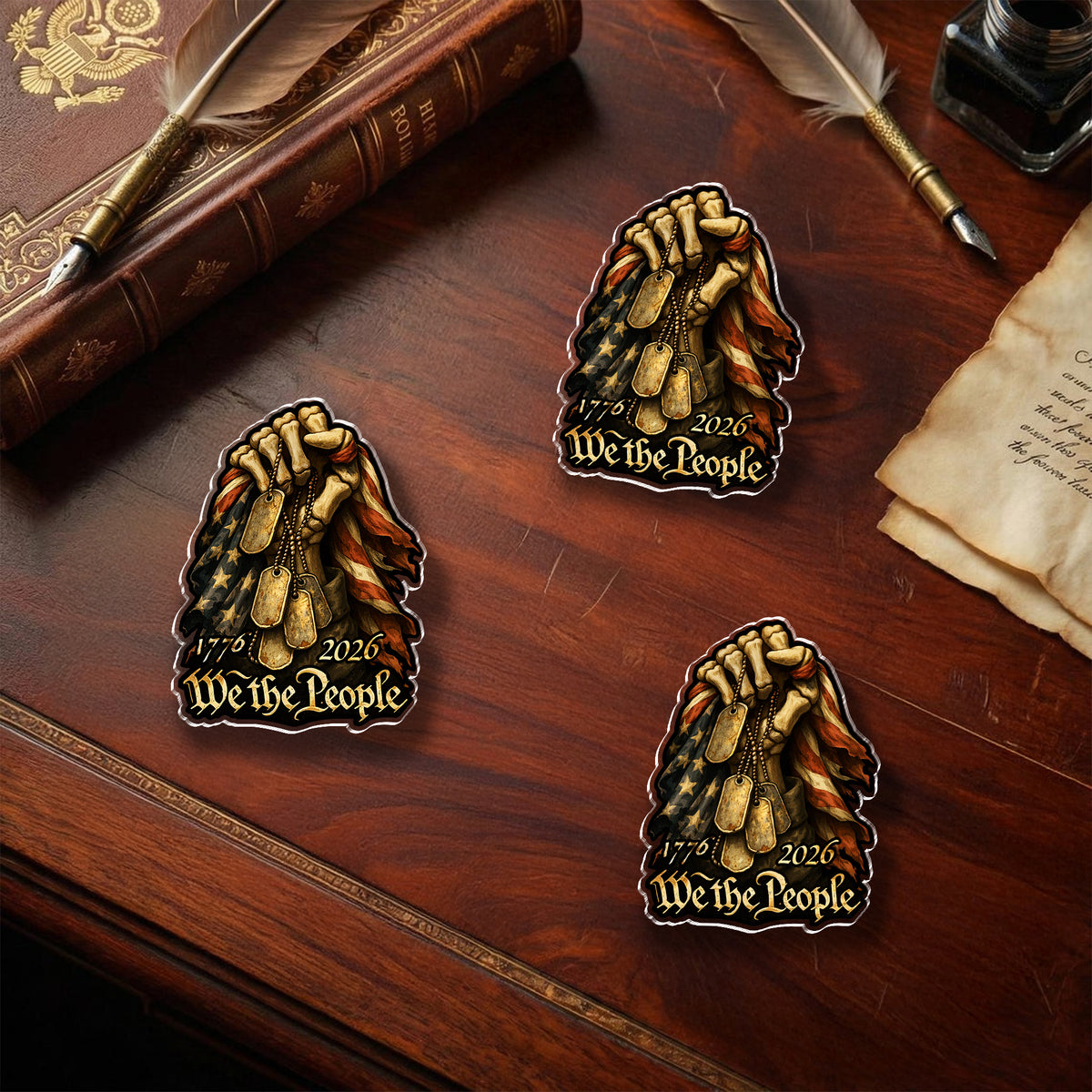 We The People 1776-2026 Acrylic Pin HA75 920946