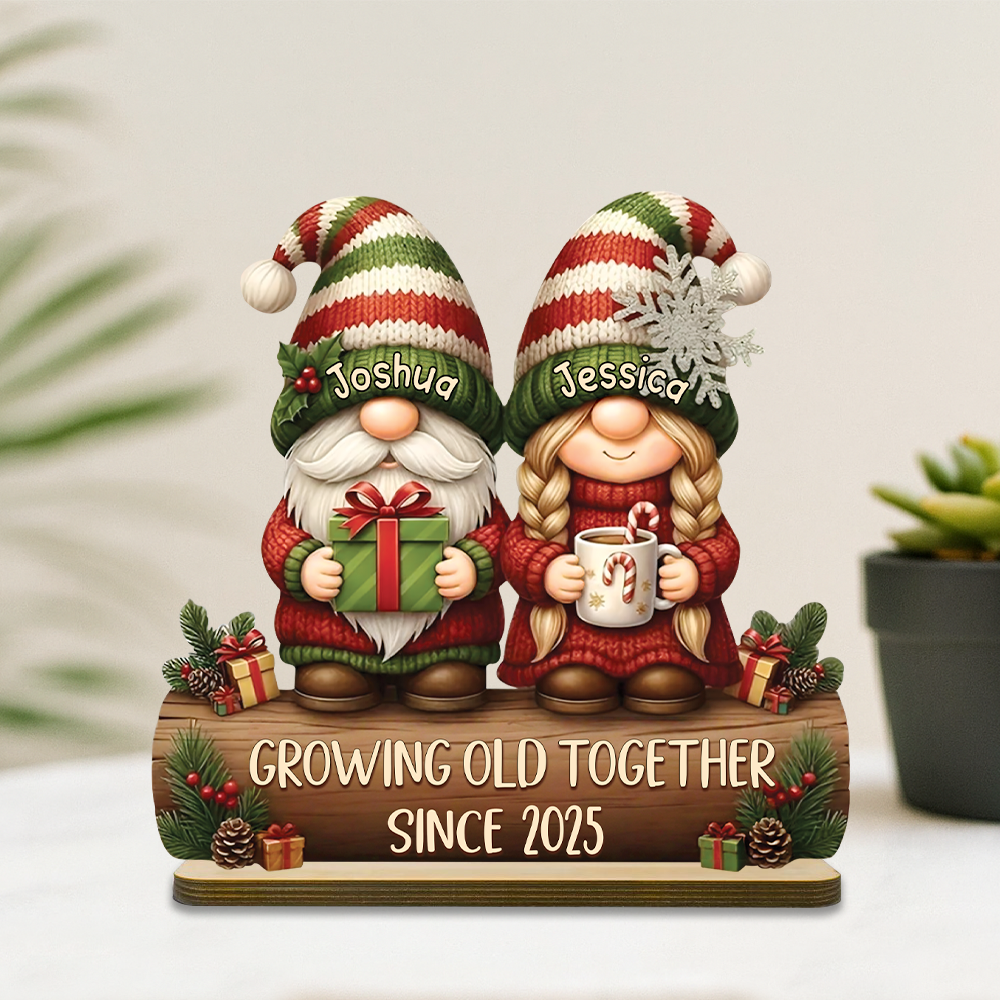 Growing Old Together Wooden Plaque Personalized Gift For Couple HO82 900710