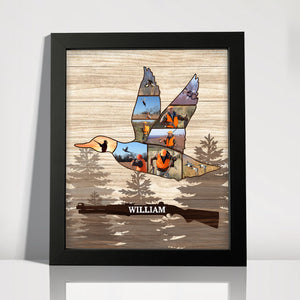 Custom Photo Deer Hunting Wood Picture Frame CH07 896550