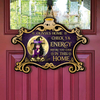 Personalized Check Ya Energy Before You Come In This Witch Halloween Welcome Door Sign CH07 180170