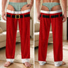 Personalized Funny Santa USA Flag Fake Underwear Sweatpants – Novelty Christmas Pants, Festive Gift For Him CH07 180396