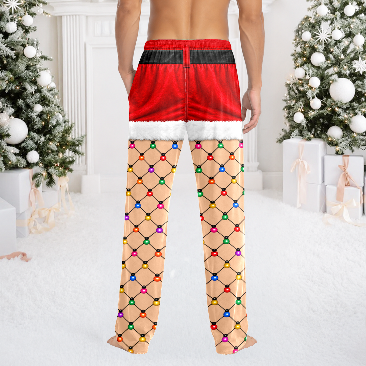 Personalized Santa Elf Costume Sweatpants Gift for Family and Friends LM32 670393