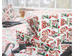 Santa Says Six Seven - 67 Meme Christmas Gift Wrapping Paper LM32 897207