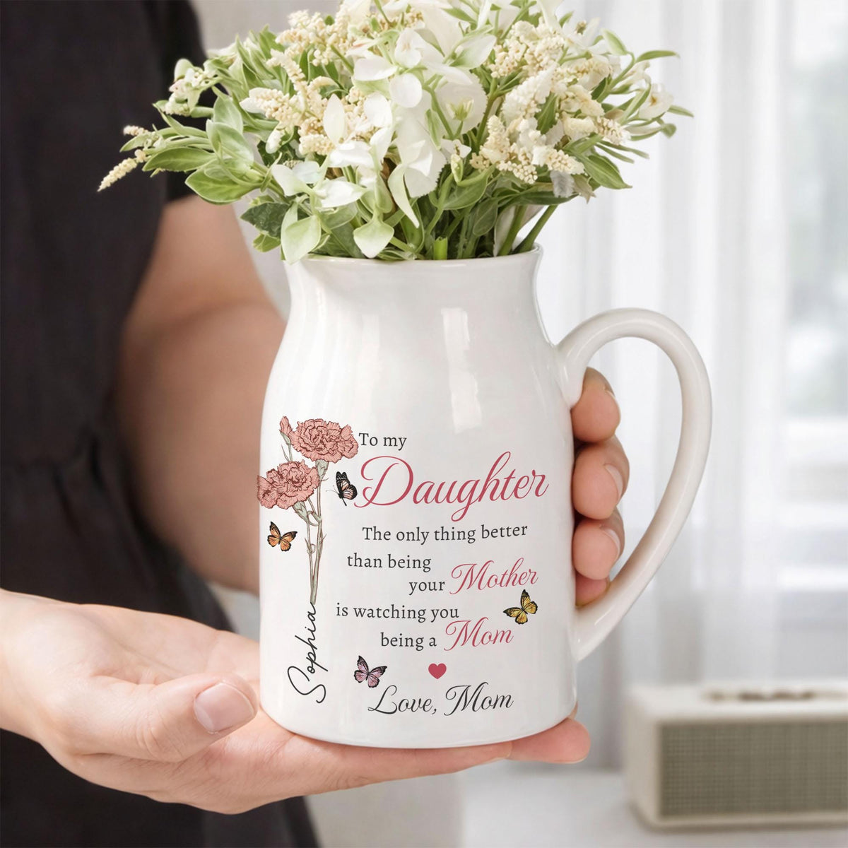 Custom The Only Thing Better Than Being Your Mother Flower Ceramic Vase LM32 899725