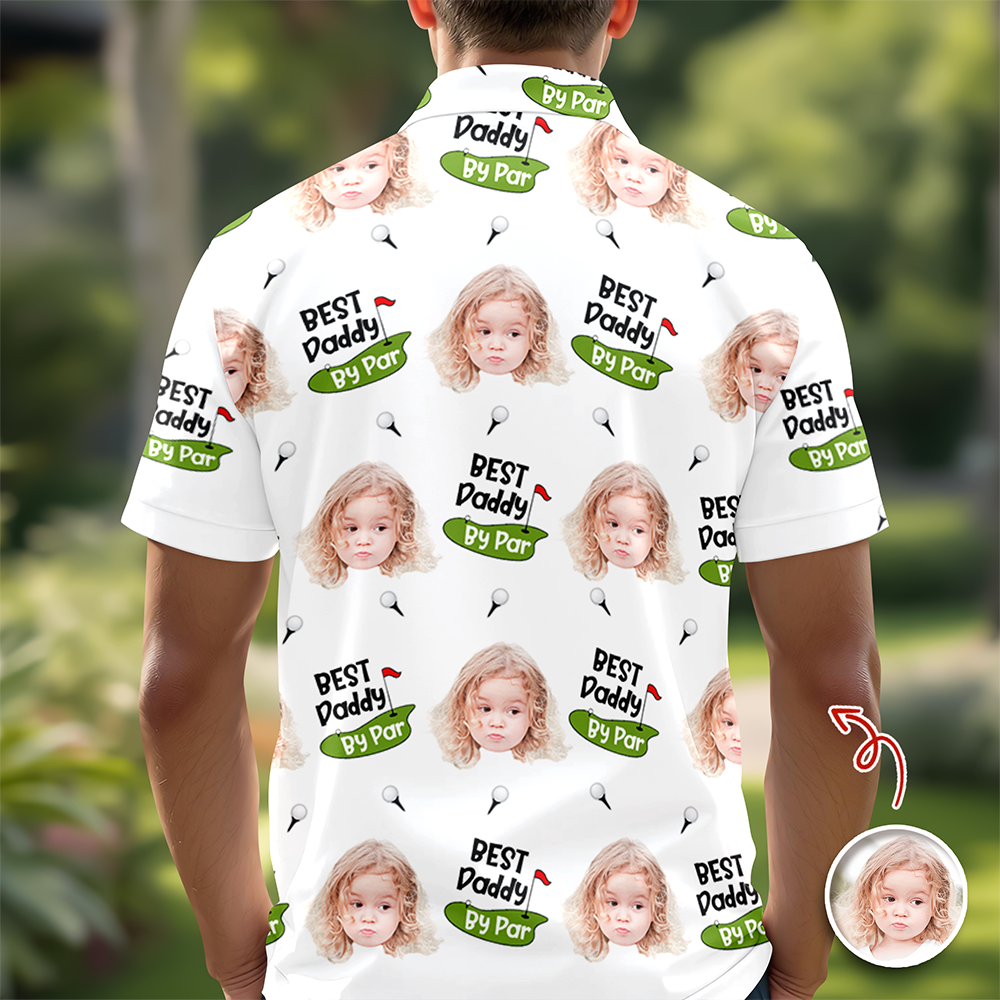 Personalized Best Dad By Par Funny Polo Shirt Gift for Dad CH07 911428