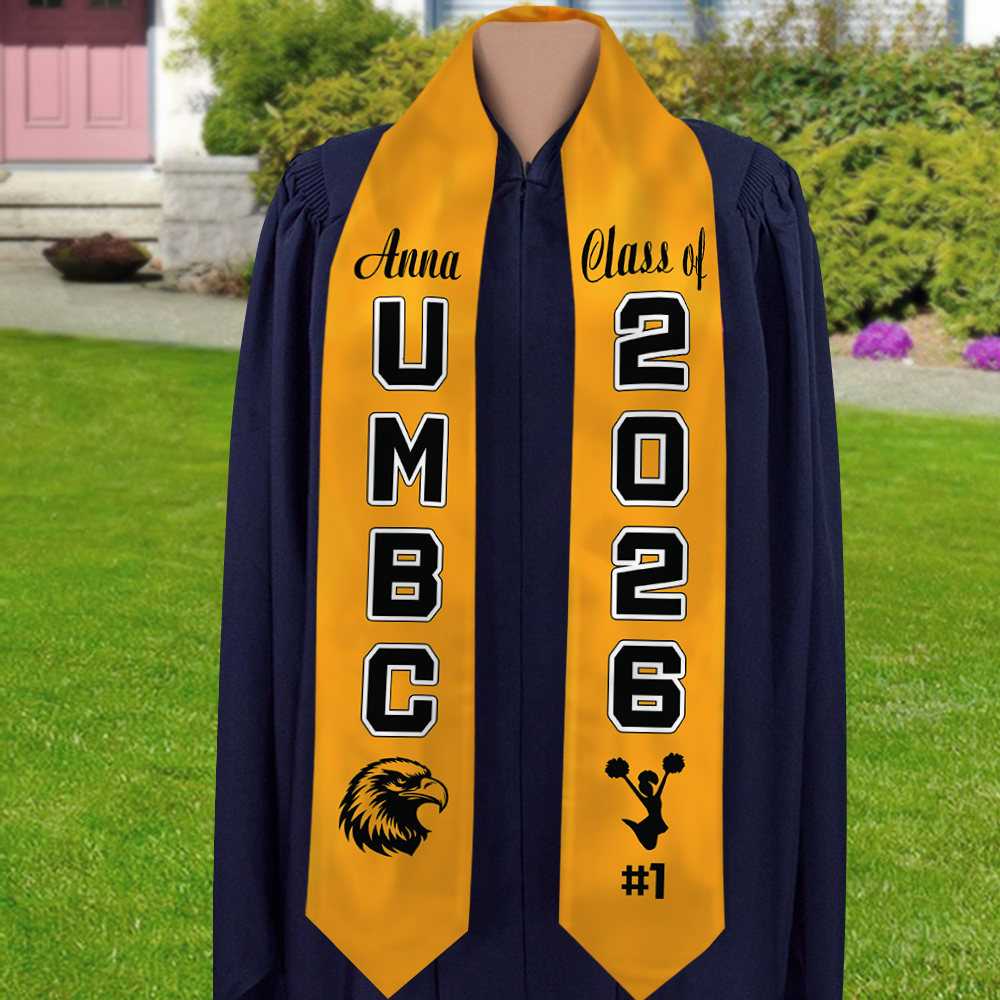 Personalized Senior Graduation Stole – Custom Graduation Sash Gift LM32 897705