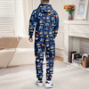 Custom Face Photo With Hockey Sport Onesie Pajamas HO82 903708