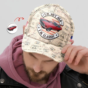 This Is How I Roll - Custom Vehicle Photo Upload Car Route 66 Classic Cap CH07 896384