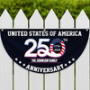 Patriotic 250th Anniversary 1776 2026 United States of America Non-Pleated Fan Flag LM32 897747