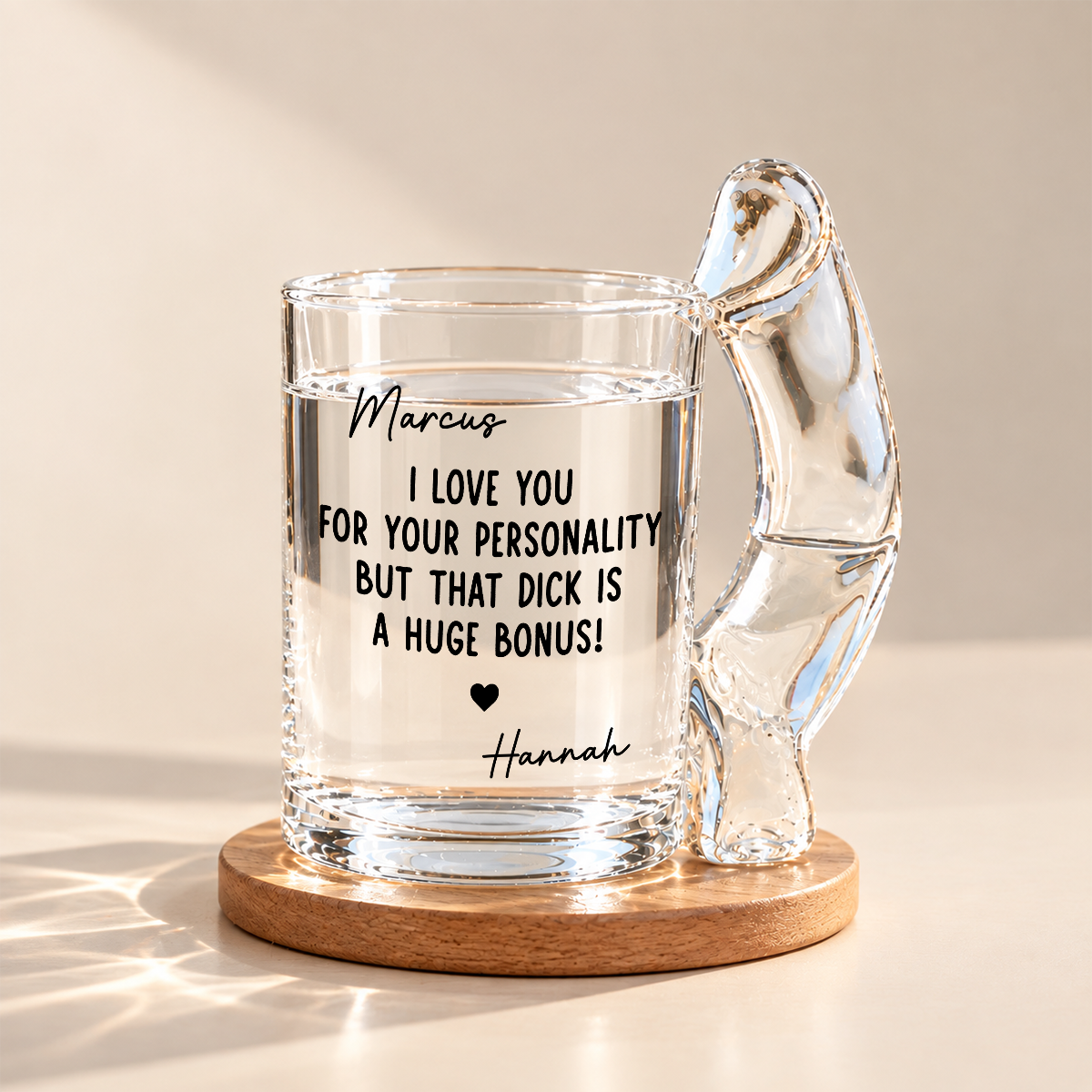 Custom Name Naughty Couple Naughty Glass Mug Funny Gift HA75 919452