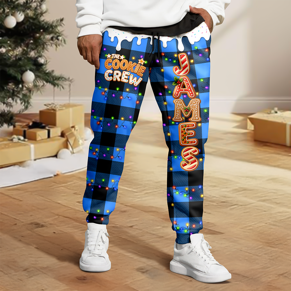 Personalized Custom Name The Cookie Crew Sweatpants For Family TH10 170809