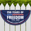 250 Years Of Freedom Custom Family Name Non-Pleated Fan Flag CH07 910234