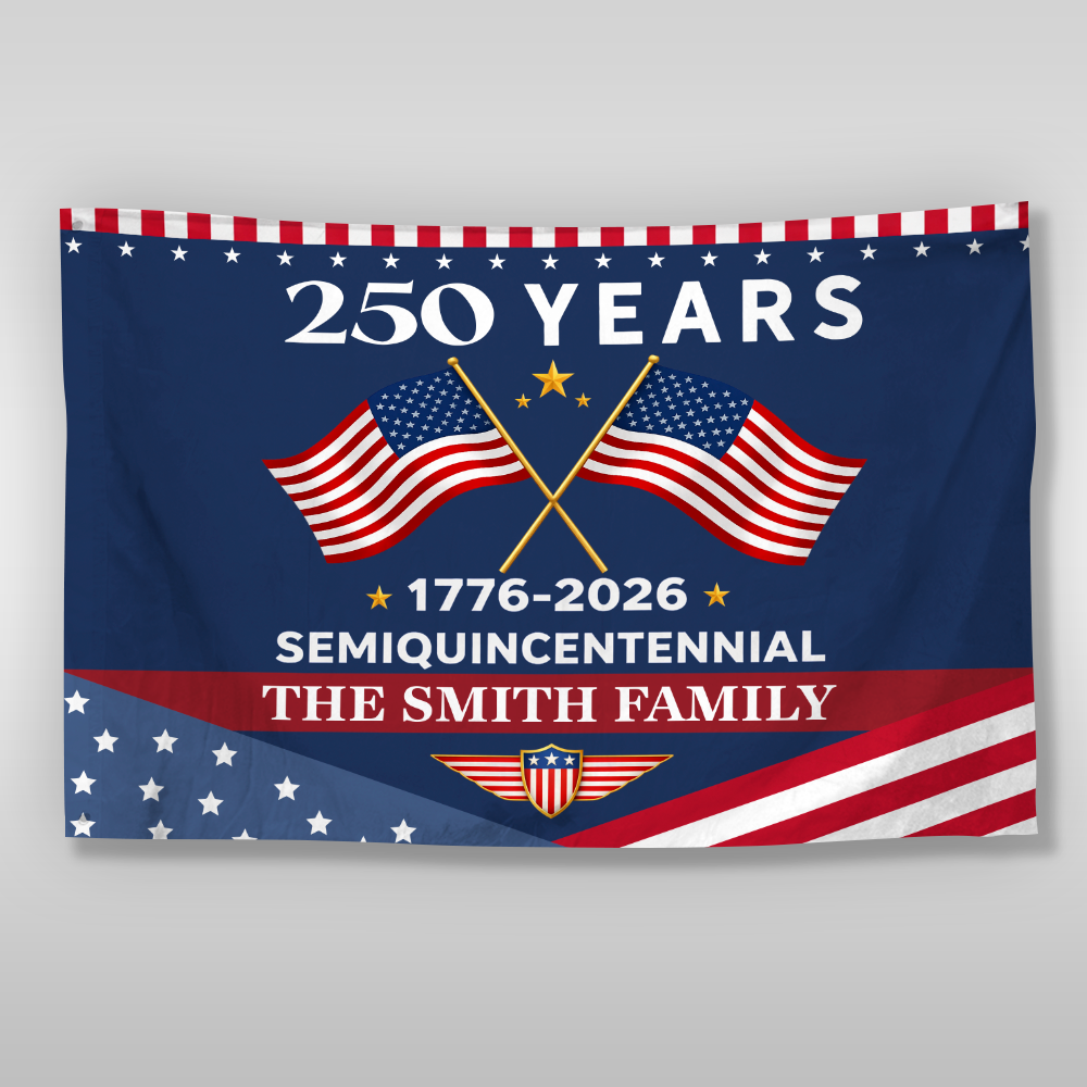250 Years Semiquincentennial 1776-2026 America House Flag CH07 910184
