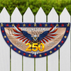 Custom Family Name American Flag - We The People Patriotic Eagle Non-Pleated Fan Flag CH07 910568