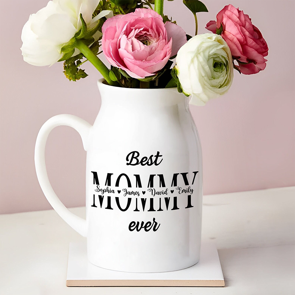 Best Mom Ever Personalized Vase For Mother's Day CH07 910876