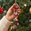 Custom Name Construction Monster Truck Racing Car Wooden Ornament LM32 670497