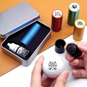 Personalized Golf Ball Stamp with Gift Box – Personalized Golf Ball Markers Gift for Dad, Golf Lover Gifts, Golf Accessories for Men, Father HO82 900604